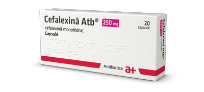 Cefalexină Atb 250 mg 250 mg capsule