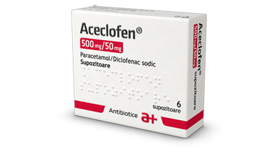 Aceclofen 500 mg/50 mg 500 mg/50 mg supozitoare
