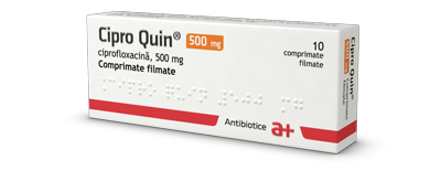 Cipro Quin 500 mg comprimate filmate 500 mg comprimate filmate