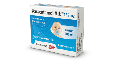 Paracetamol Atb 125 mg supozitoare 125 mg supozitoare