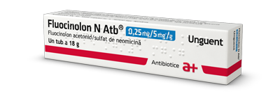 Fluocinolon N Atb 0,25 mg/5 mg/g / 18 g unguent