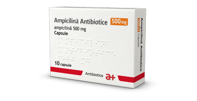 Ampicilină Atb 500 mg capsule 500 mg capsule