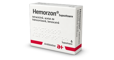 Hemorzon 20 mg/10 mg/8.3 mg supozitoare