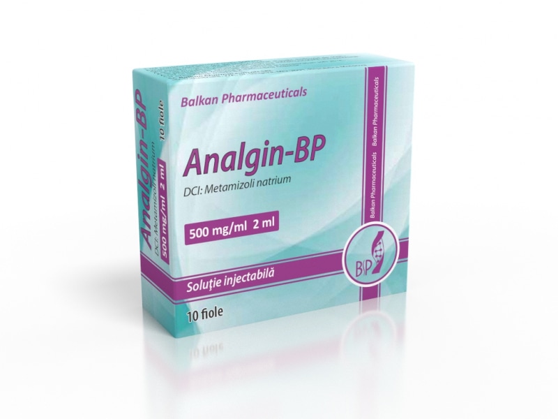 Analgin-BP 500 mg/ml / 2 ml soluţie injectabilă