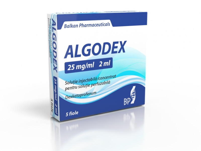 Algodex 25 mg/ml / 2 ml soluţie injectabilă / concentrat pentru soluţie perfuzabilă