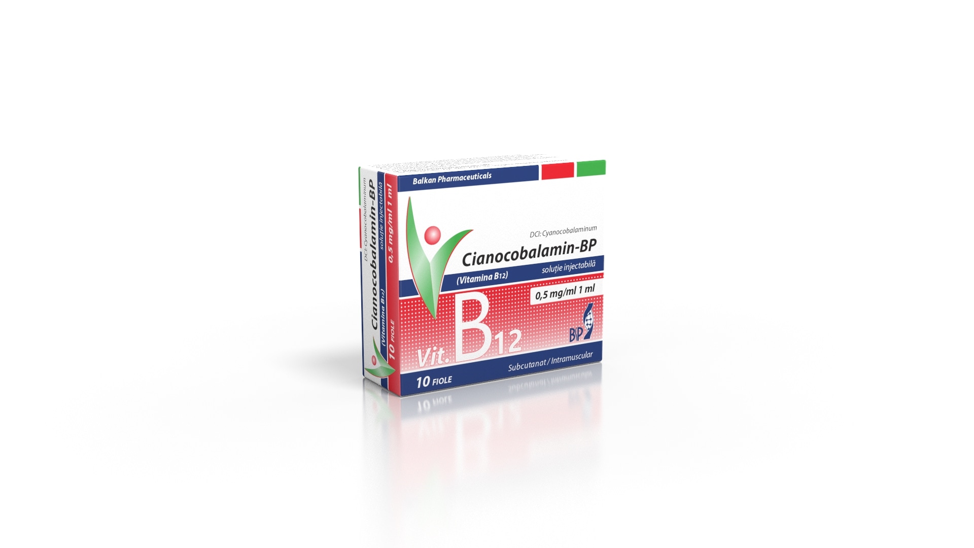 Cianocobalamin-BP (Vitamina B12) 0,5 mg/ml / 1 ml soluţie injectabilă