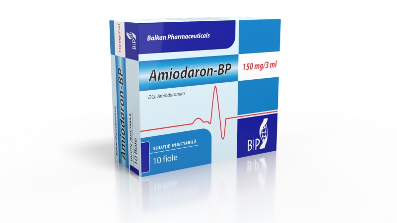 Amiodaron-BP 150 mg/3 ml soluţie injectabilă