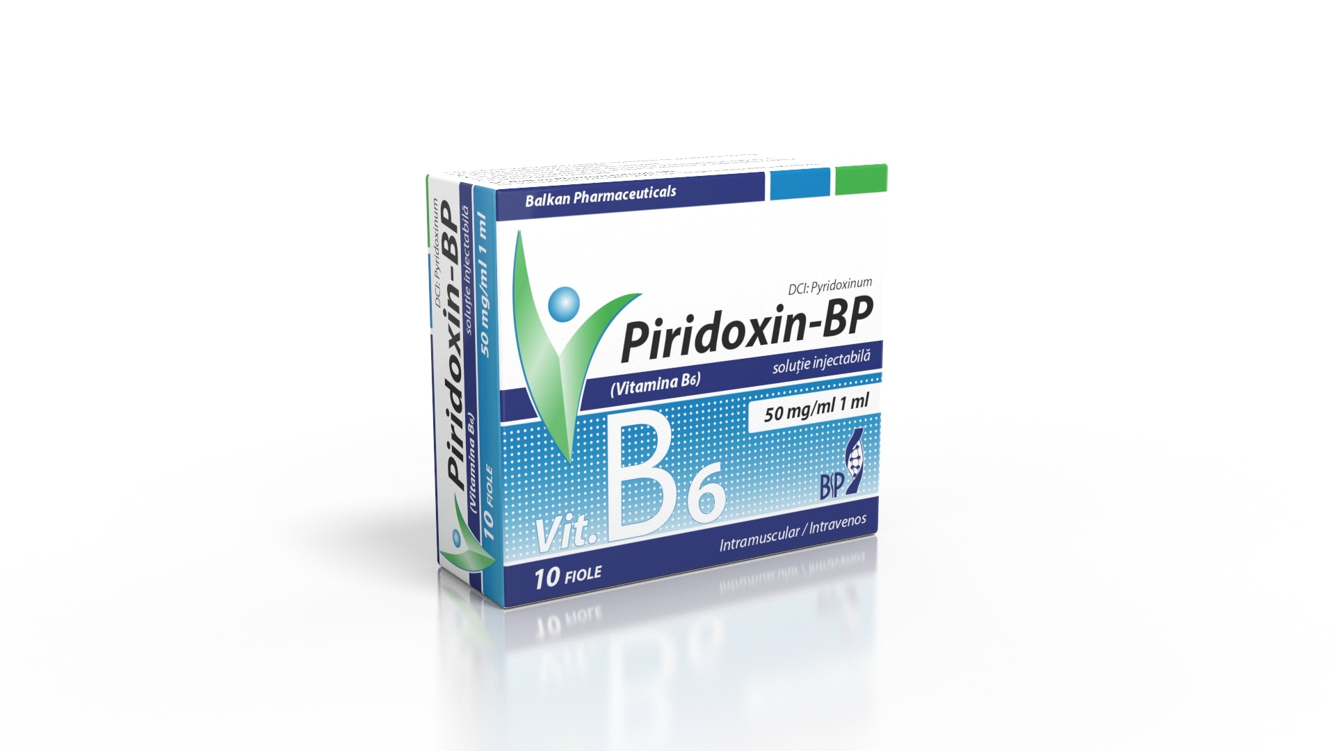 Piridoxin-BP (Vitamina B6) 50 mg/ml / 1 ml soluție injectabilă