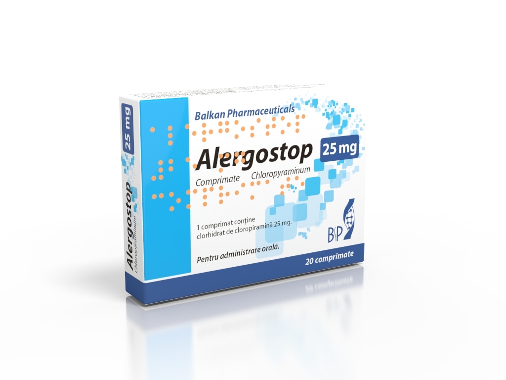 Alergostop 25 mg comprimate