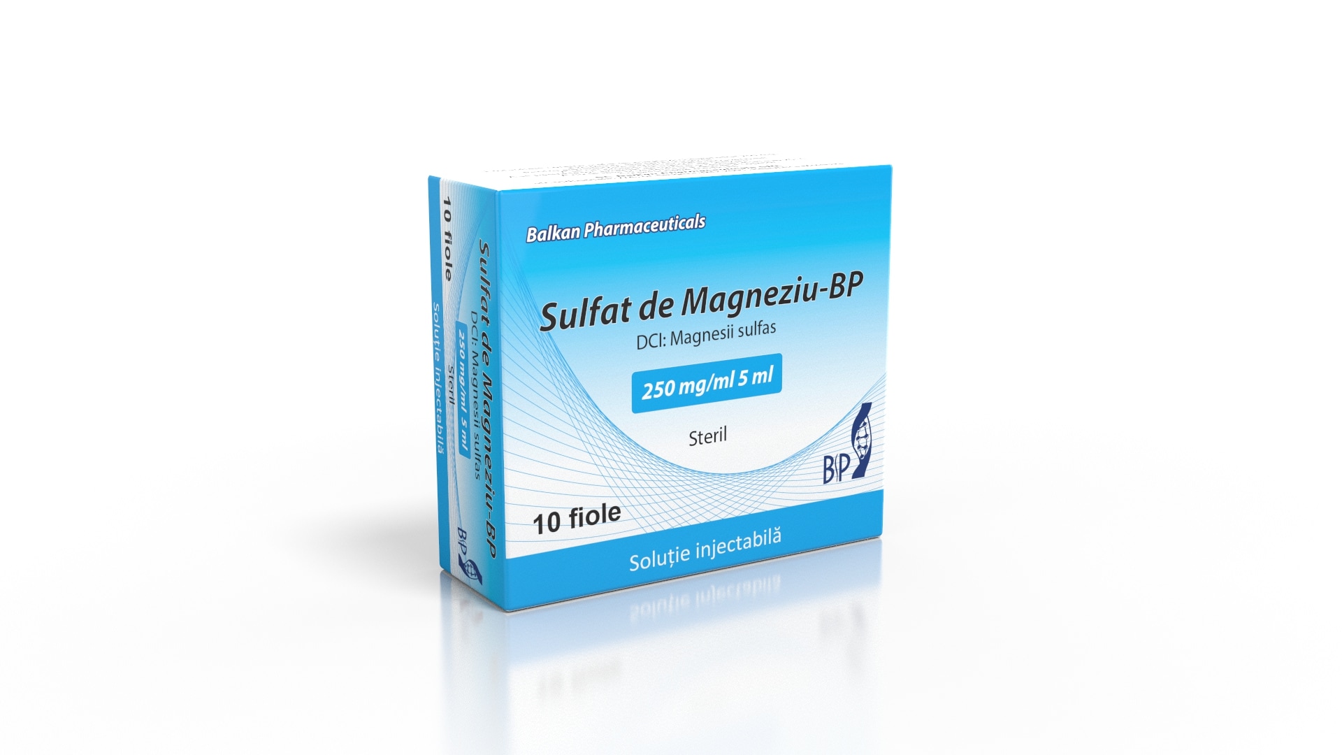 Sulfat de magneziu-BP 250 mg/ml / 5 ml soluţie injectabilă