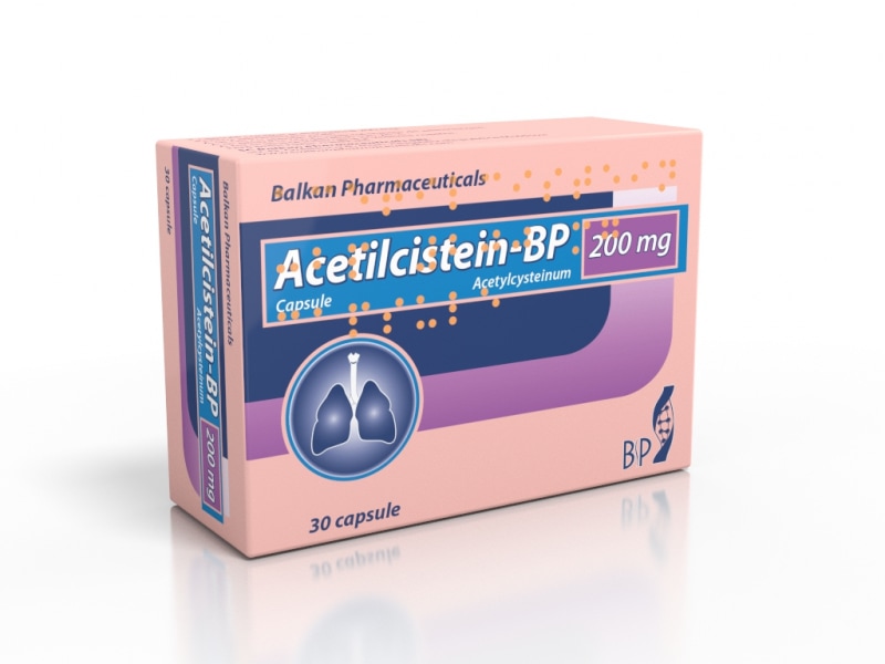 Acetilcistein-BP 200 mg capsule