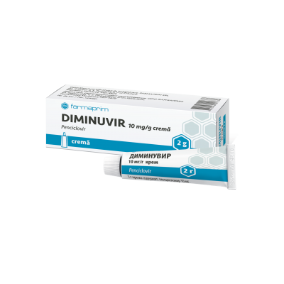 Diminuvir 10 mg/g / 2 g cremă