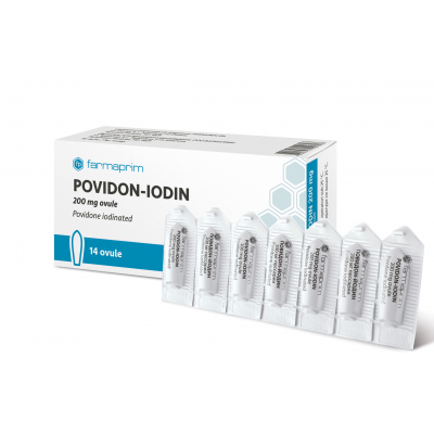 Povidon-iodin 200 mg ovule