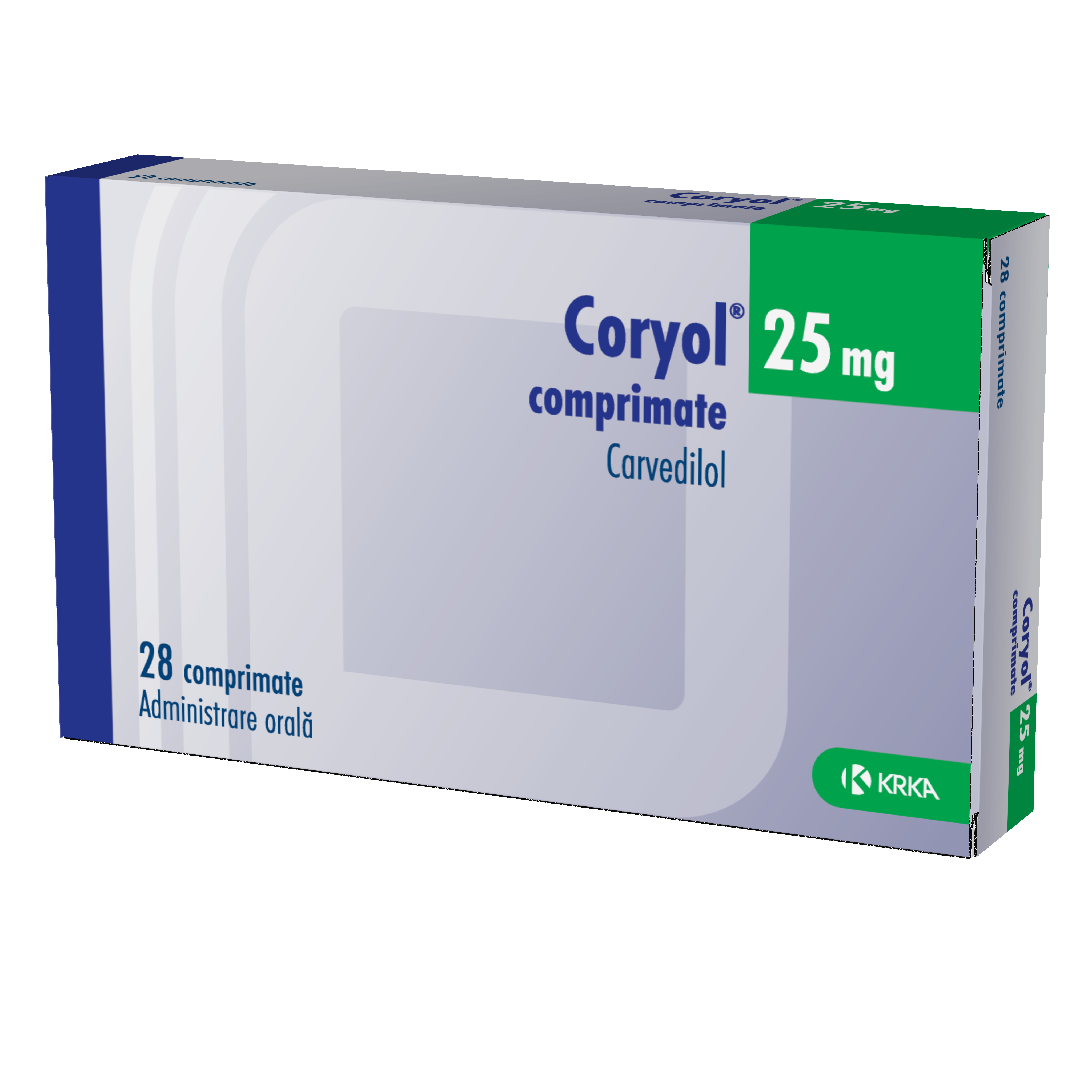 Coryol 25 mg comprimate