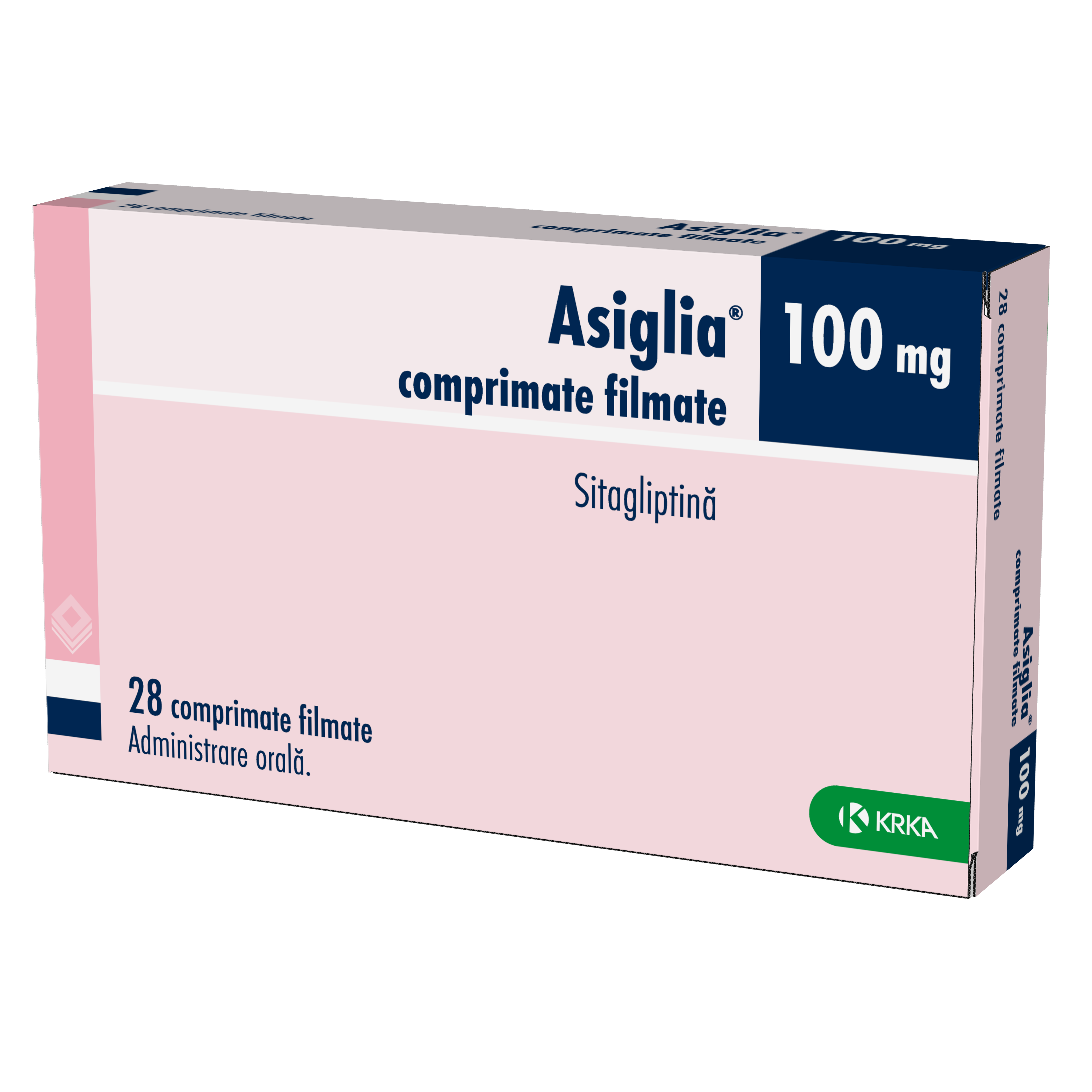 Asiglia 100 mg comprimate filmate