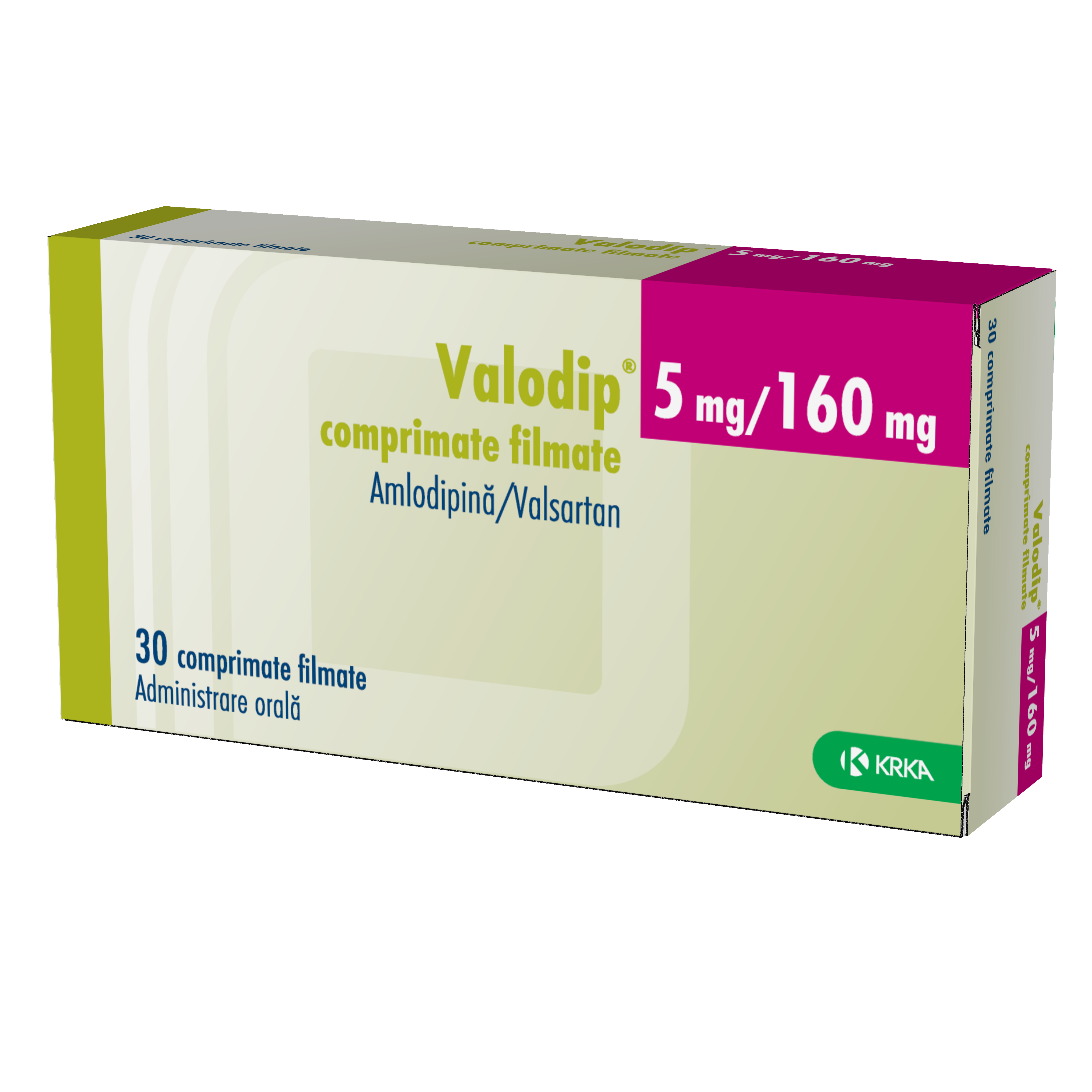 Valodip 5 mg/160 mg comprimate filmate
