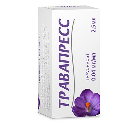 Travapress 0,04 mg/ml / 2,5 ml picături oftalmice, soluţie