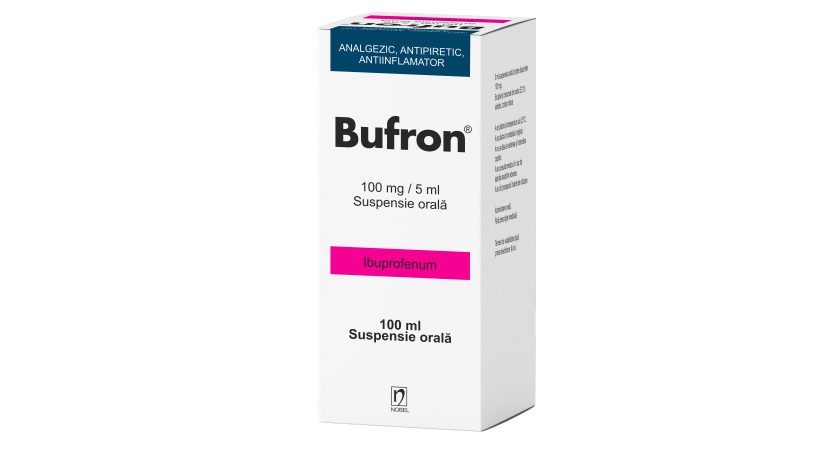 Bufron 100 mg/5 ml / 100 ml suspensie orală