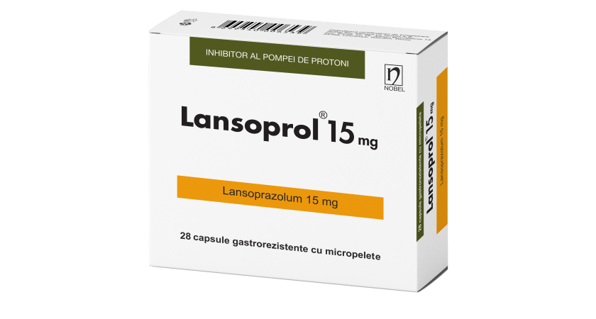 Lansoprol 15 mg capsule gastrorezistente