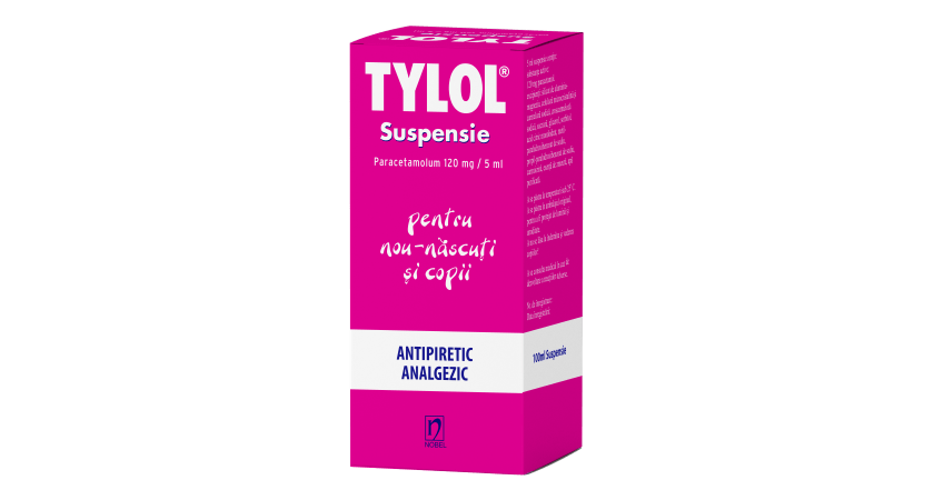 Tylol 120 mg/5 ml / 100 ml suspensie orală
