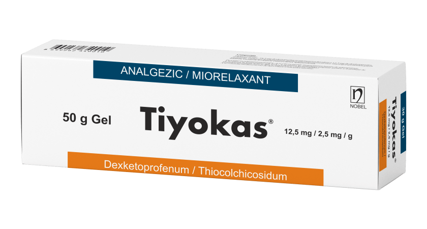 Tiyokas 12,5 mg/2,5 mg / 50 g gel