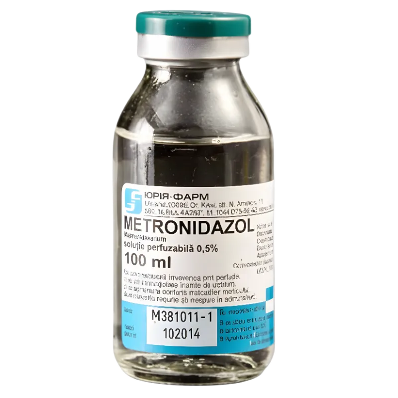 Metronidazol 5 mg/ml / 100 ml soluţie perfuzabilă