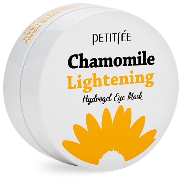 Petitfee Chamomile Lightening Hydrogel Eye Patch, 60 buc