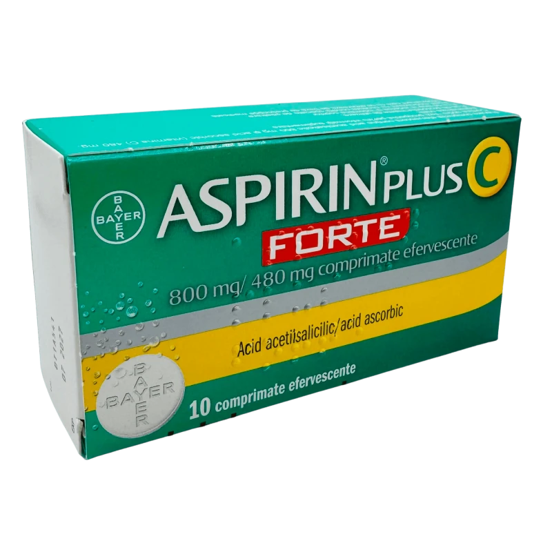 ASPIRIN PLUS C FORTE 800 mg/480 mg comprimate efervescente