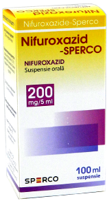 Nifuroxazid-Sperco 200 mg/5 ml / 100 ml suspensie orală