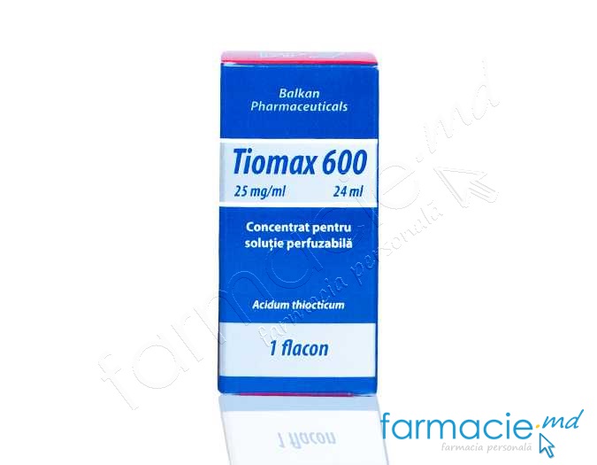 Tiomax 600 25 mg/ml / 24 ml concentrat pentru soluţie perfuzabilă