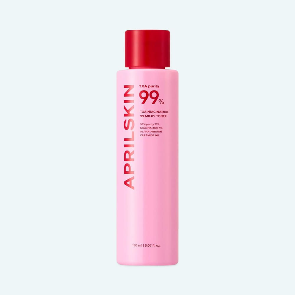 Toner pentru uniformizarea tenului Aprilskin TXA Niacinamide Toning Shot 99 Milky Toner 150 ml