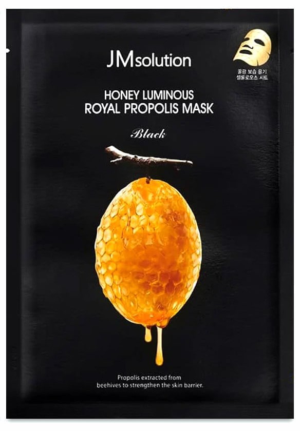 Masca din panza JMsolution, Honey Luminous Royal Propolis Mask, 30ml