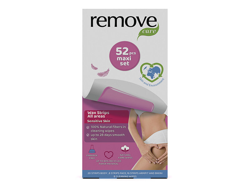 Treda Remove Benzi depilatoare Maxi Sensitive 52 buc 072