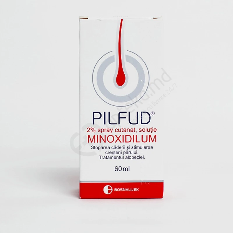 Pilfud 20 mg/ml / 60 ml spray cutanat, soluţie