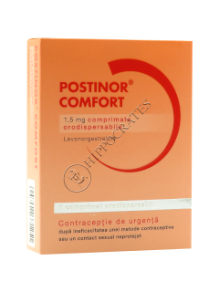 Postinor Comfort 1,5 mg comprimate orodispersabile