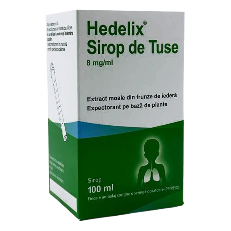Hedelix Sirop de Tuse 8 mg/ml / 100 ml sirop