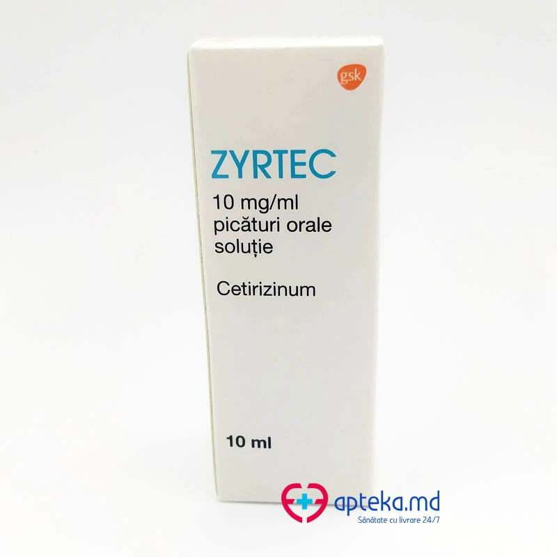 Zyrtec 10 mg/ml picături orale, soluţie