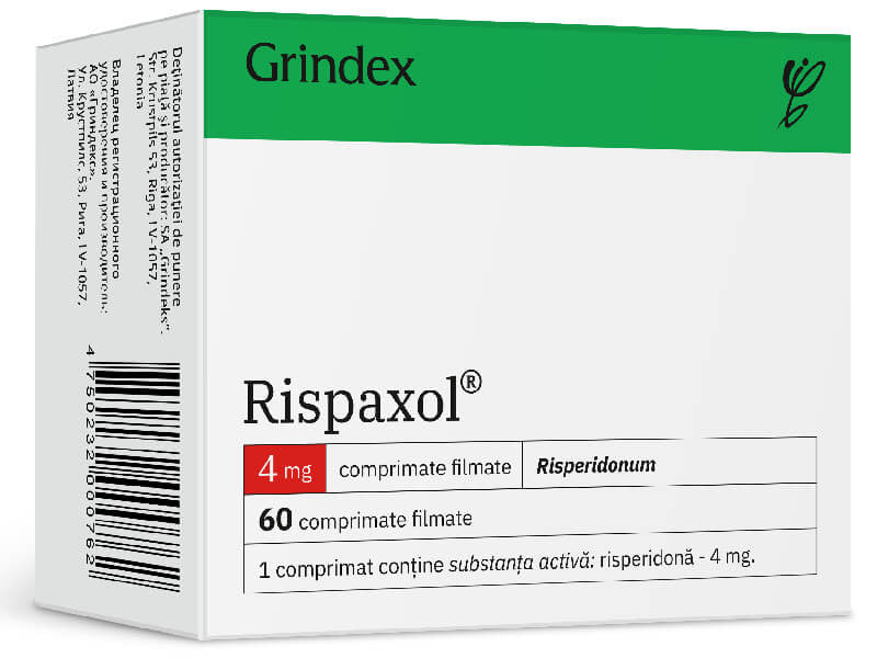Rispaxol 4 mg comprimate filmate