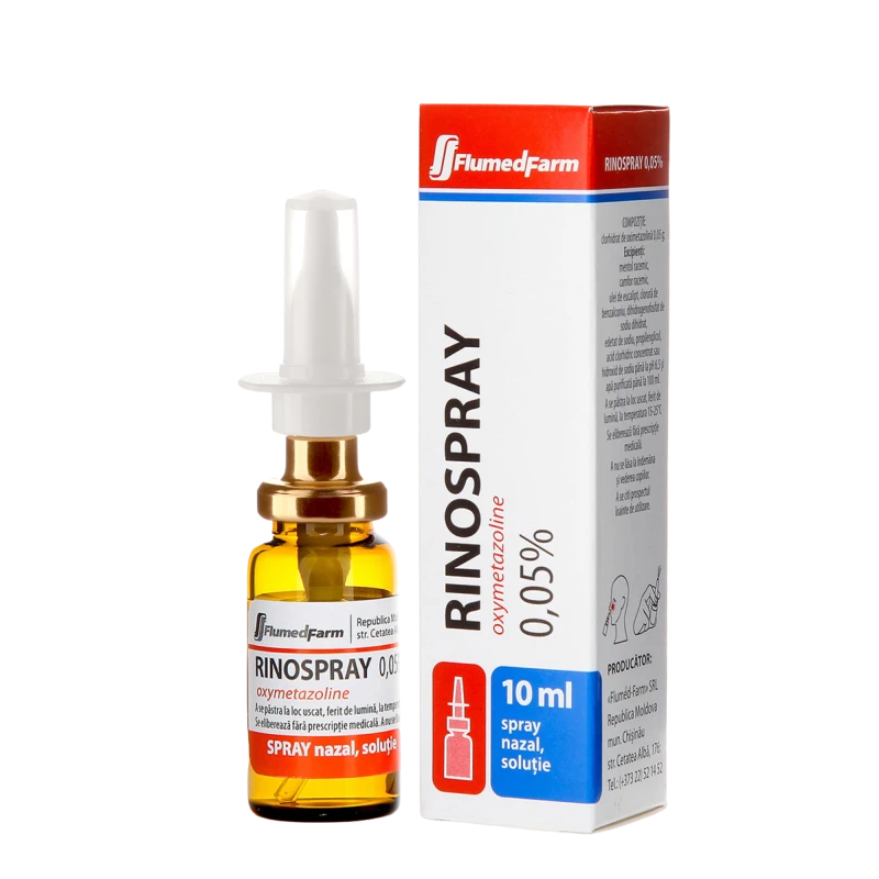 Rinospray 0,5 mg/ml / 10 ml spray nazal, soluţie
