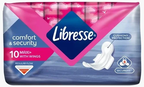 Absorbante Libresse Comfort & Security Maxi, 10 buc.