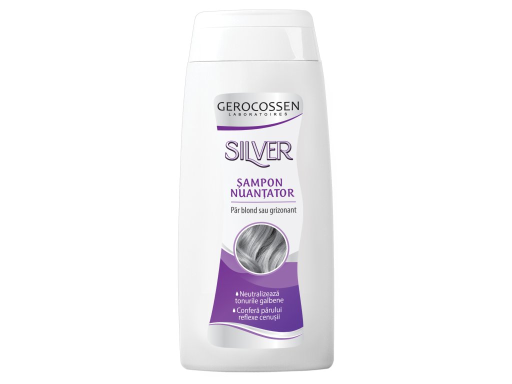 Gerocossen Silver Nuantator par blond grizonant 275ml Șampon 275 ml