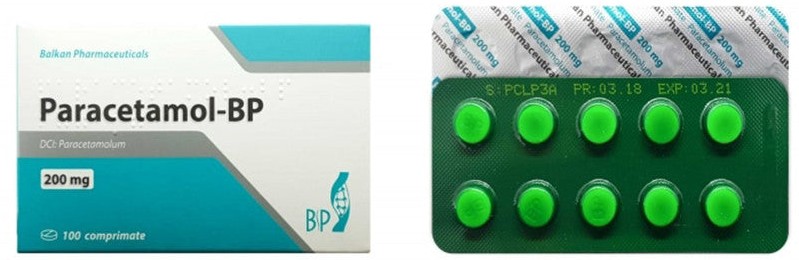 Paracetamol-BP 200 mg comprimate