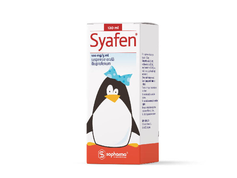 Syafen 100 mg/5 ml / 120 ml suspensie orală