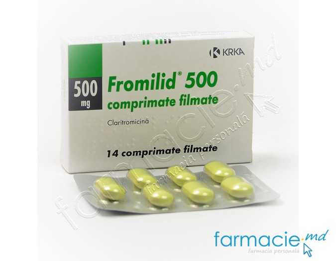Fromilid 500 500 mg comprimate filmate