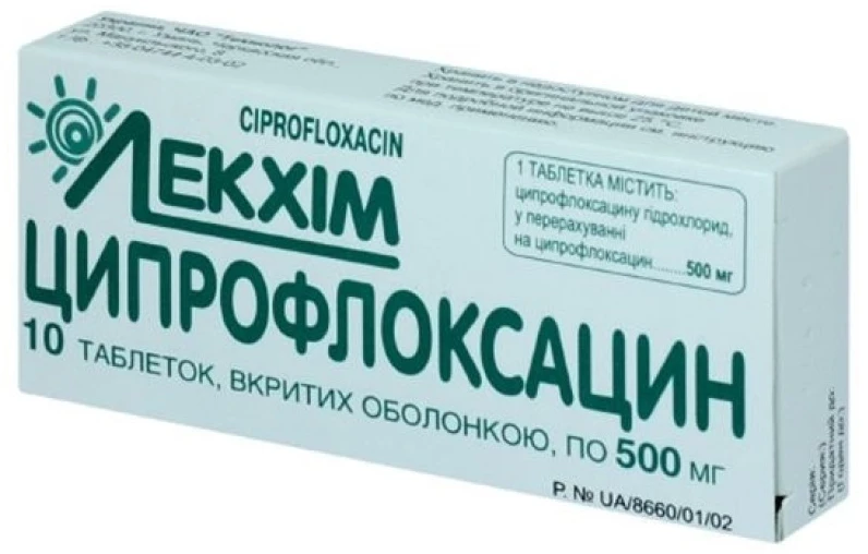 Ciprofloxacin 500 mg comprimate filmate