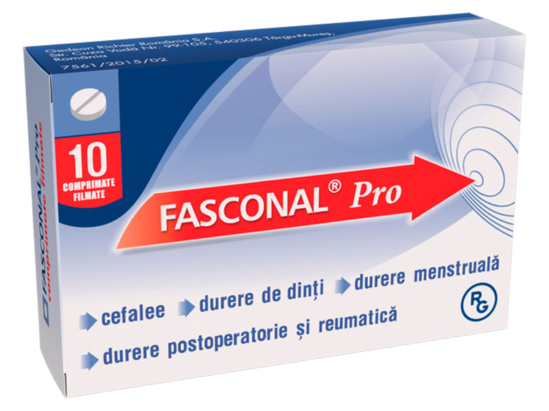 Fasconal Pro 500 mg/300 mg/75 mg comprimate filmate