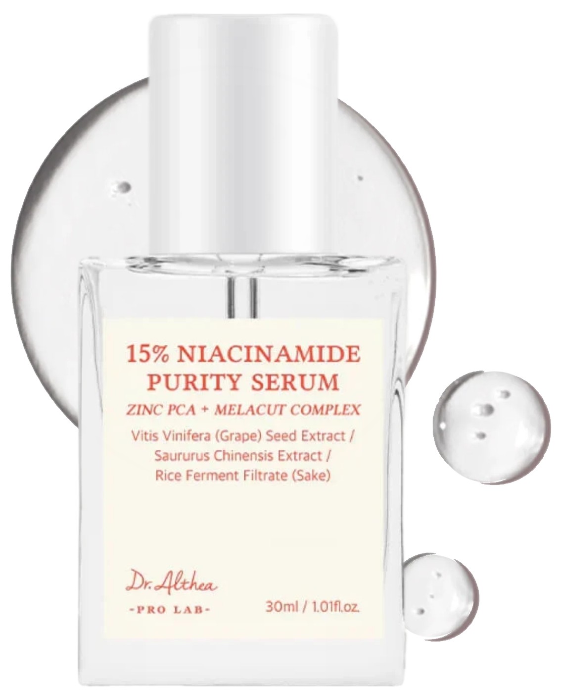 Dr. Althea, 15 % Niacinamide Purity Serum, 30 ml