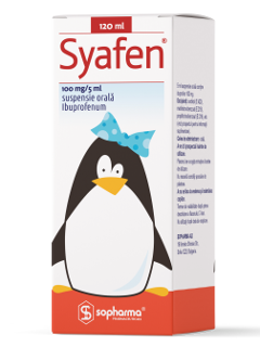 Syafen 100 mg/5 ml / 120 ml suspensie orală