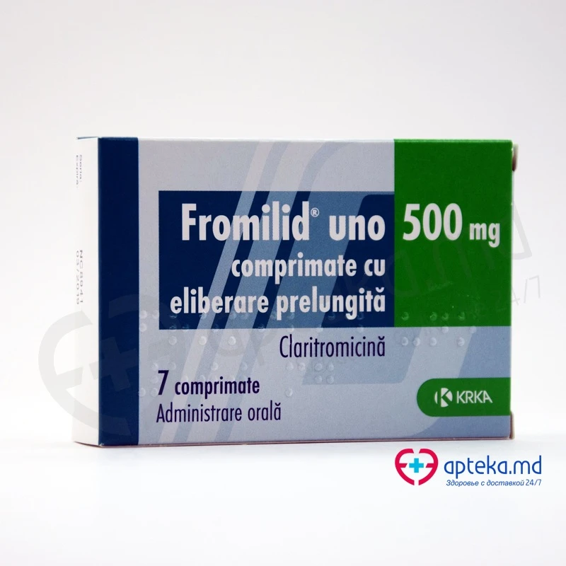 Fromilid uno 500 mg comprimate cu eliberare prelungită
