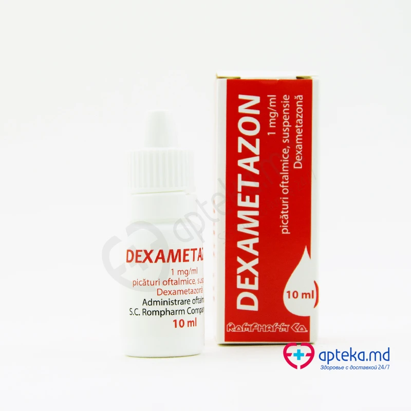 Dexametazon 1 mg/ml / 10 ml picături oftalmice, suspensie